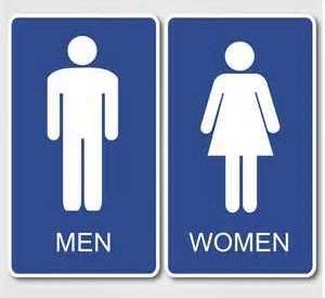 Gender designated restrooms